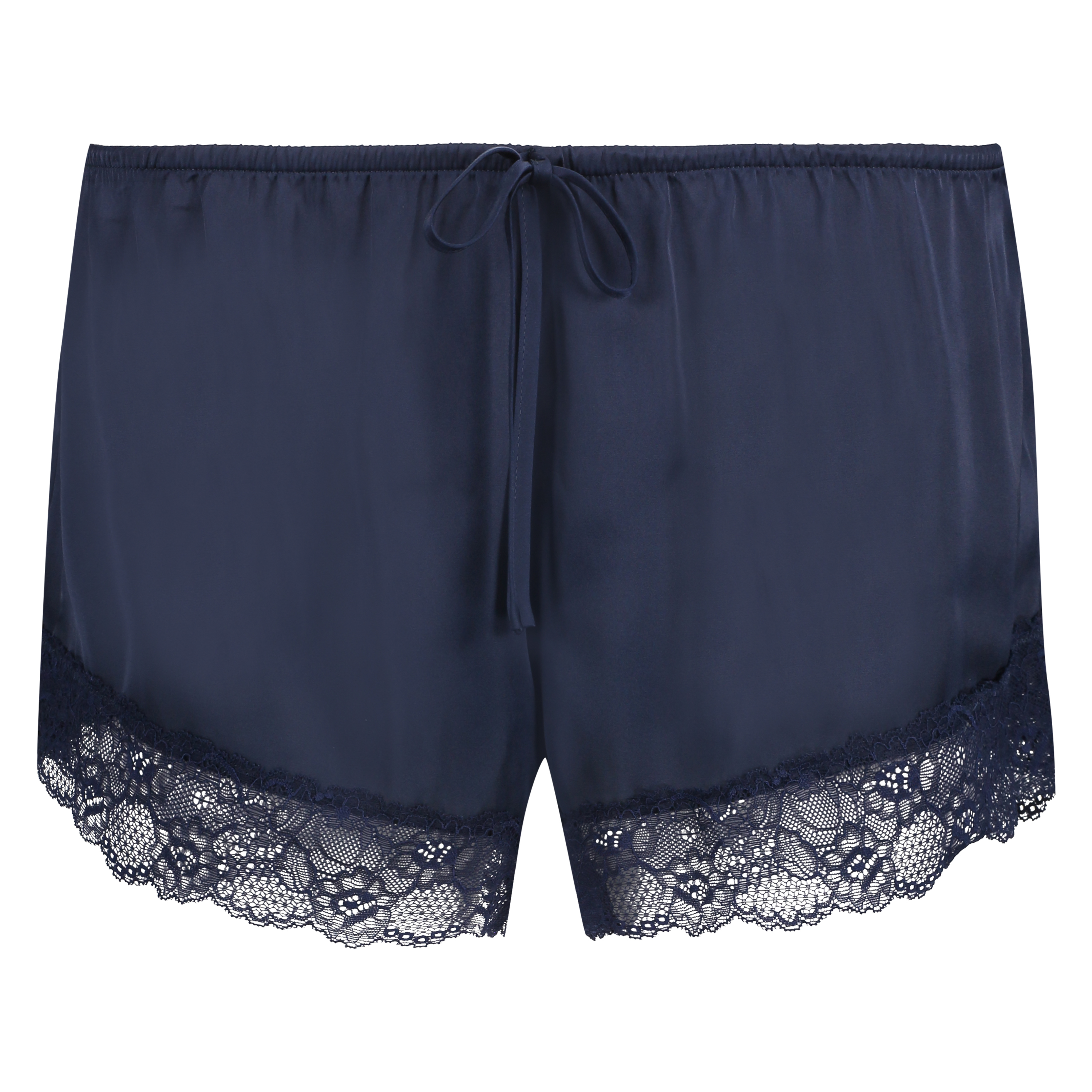 Pyjama-Shorts Satin, Blau, main