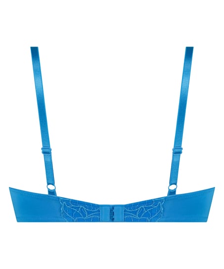 Soutien-gorge à armatures non-préformé longline Anya, Bleu