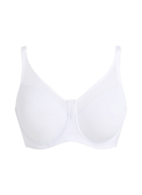 Soutien-gorge à armatures non-préformé minimiseur Nina, Blanc