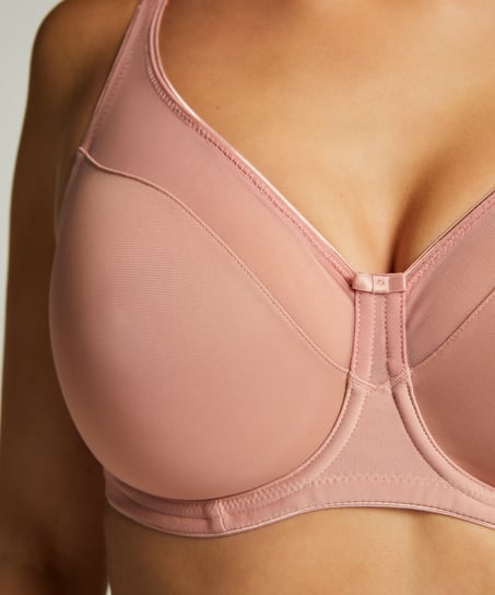 Soutien-gorge à armatures non-préformé minimiseur Nina, Rose
