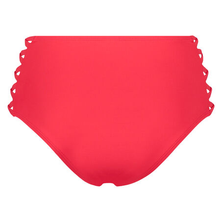 Slip de bikini taille haute Sunset Dream, Rouge
