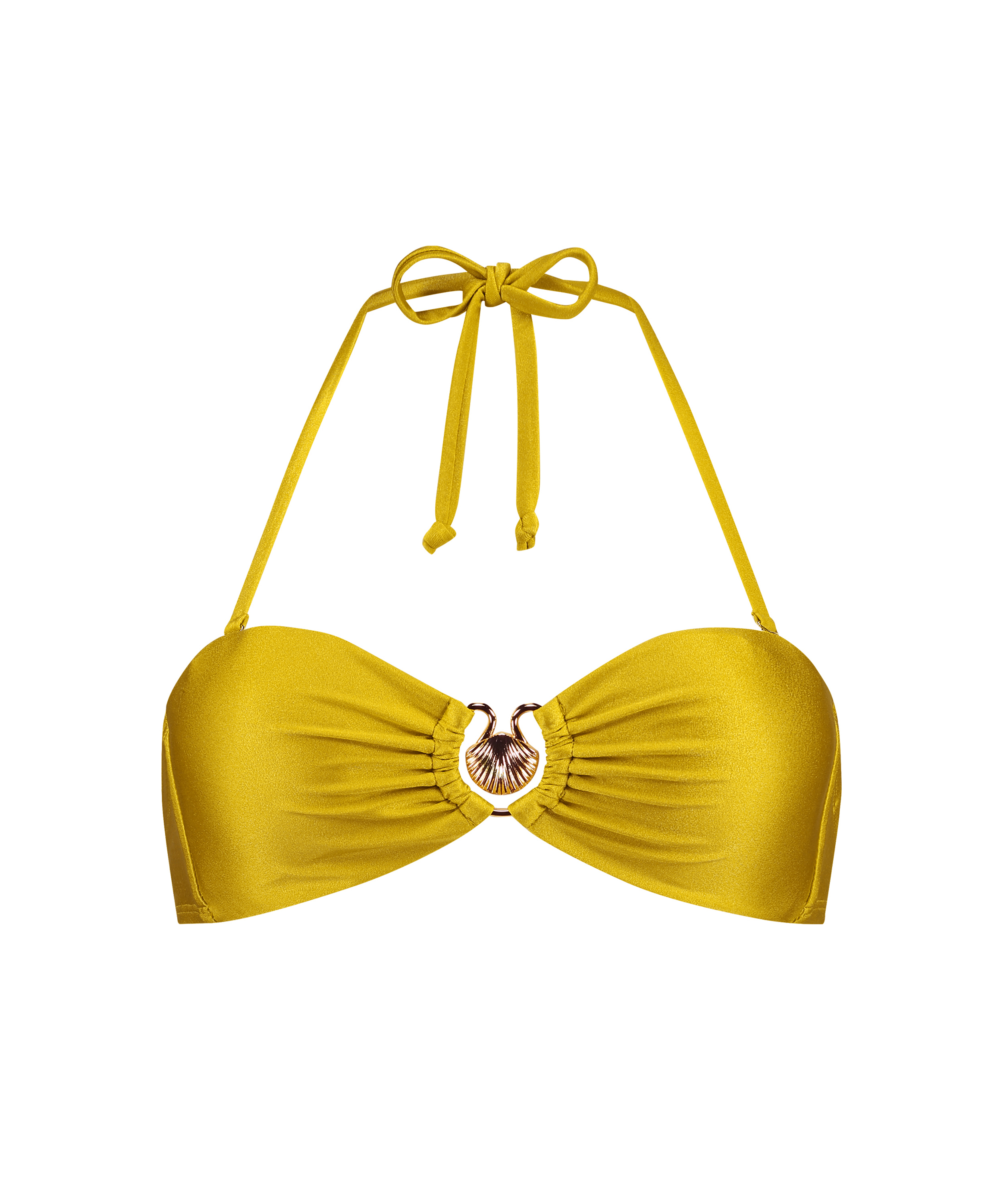 Bandeau-Bikini-Top Nice, Gelb, main