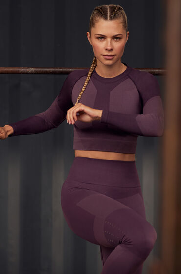 Hunkemöller HKMX Legging taille haute The Motion Violet