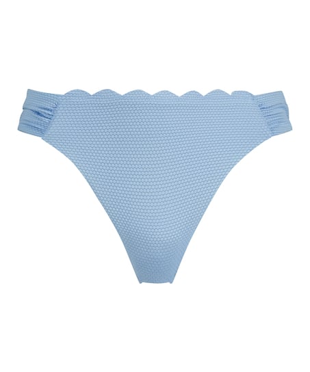 Bikini Slip Rio Scallop, Blau