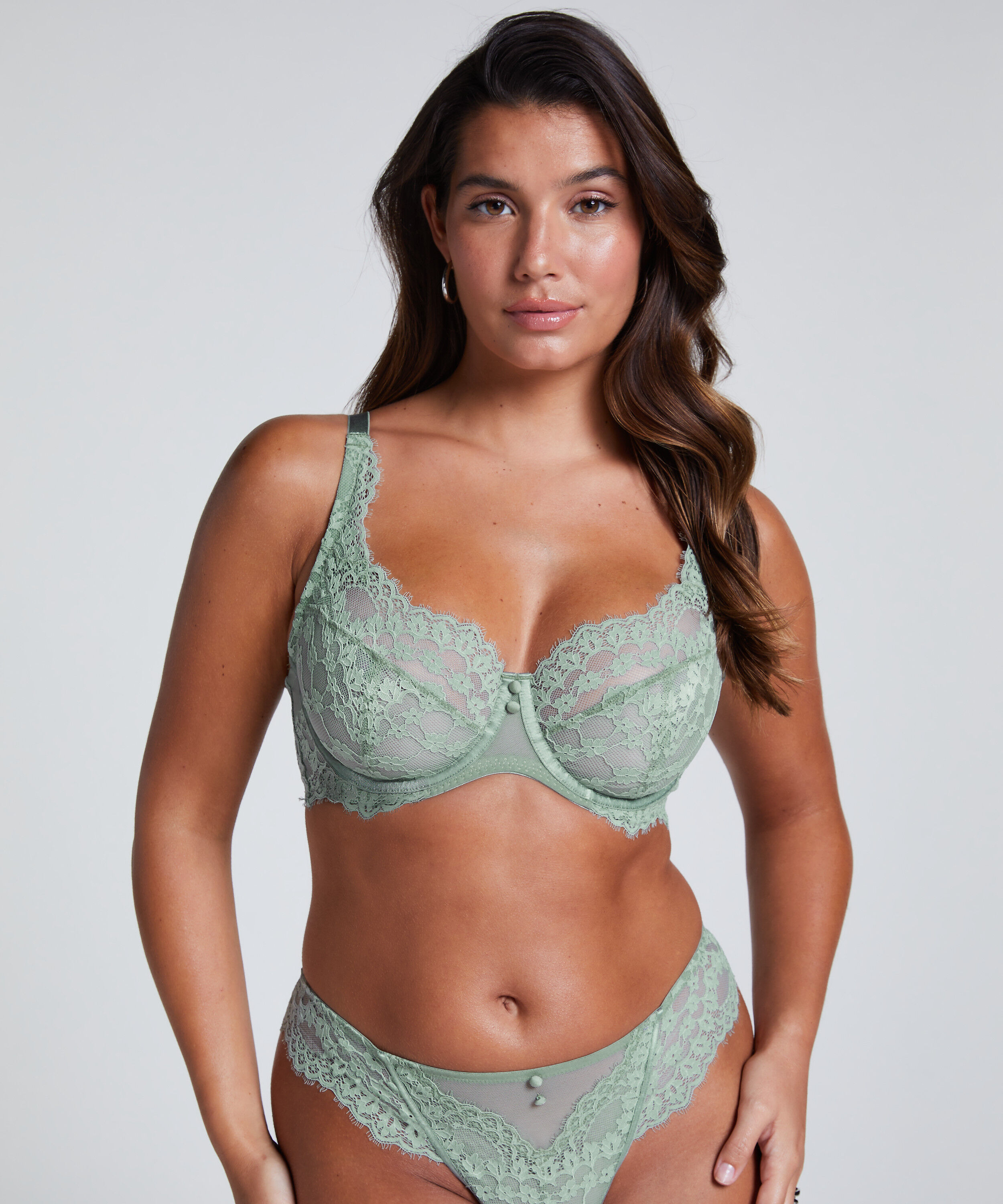 Soutien-gorge à armatures non-préformé Daisy, Vert
