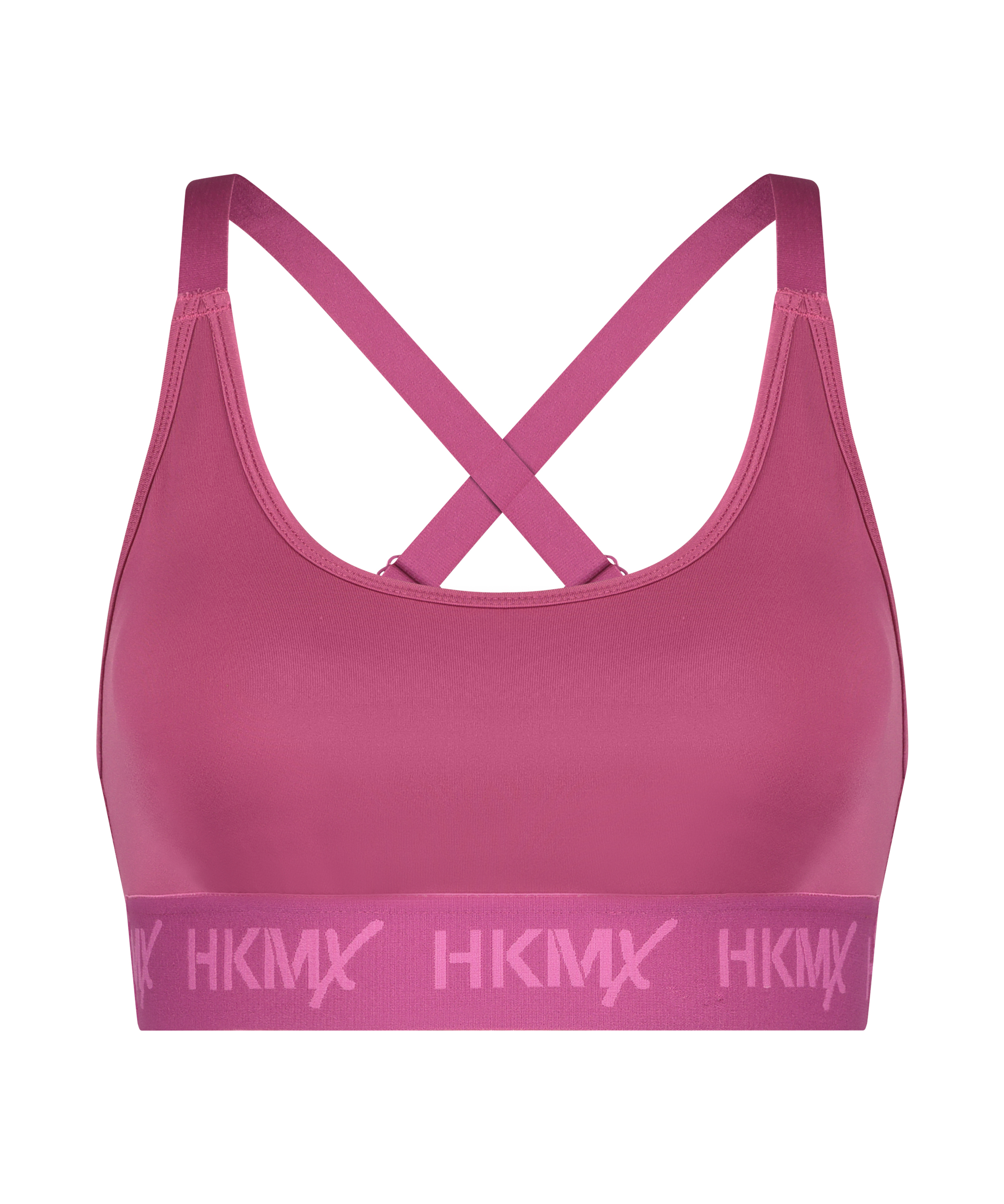 HKMX Soutien-gorge de sport The Crop Logo Level 1, Rose, main