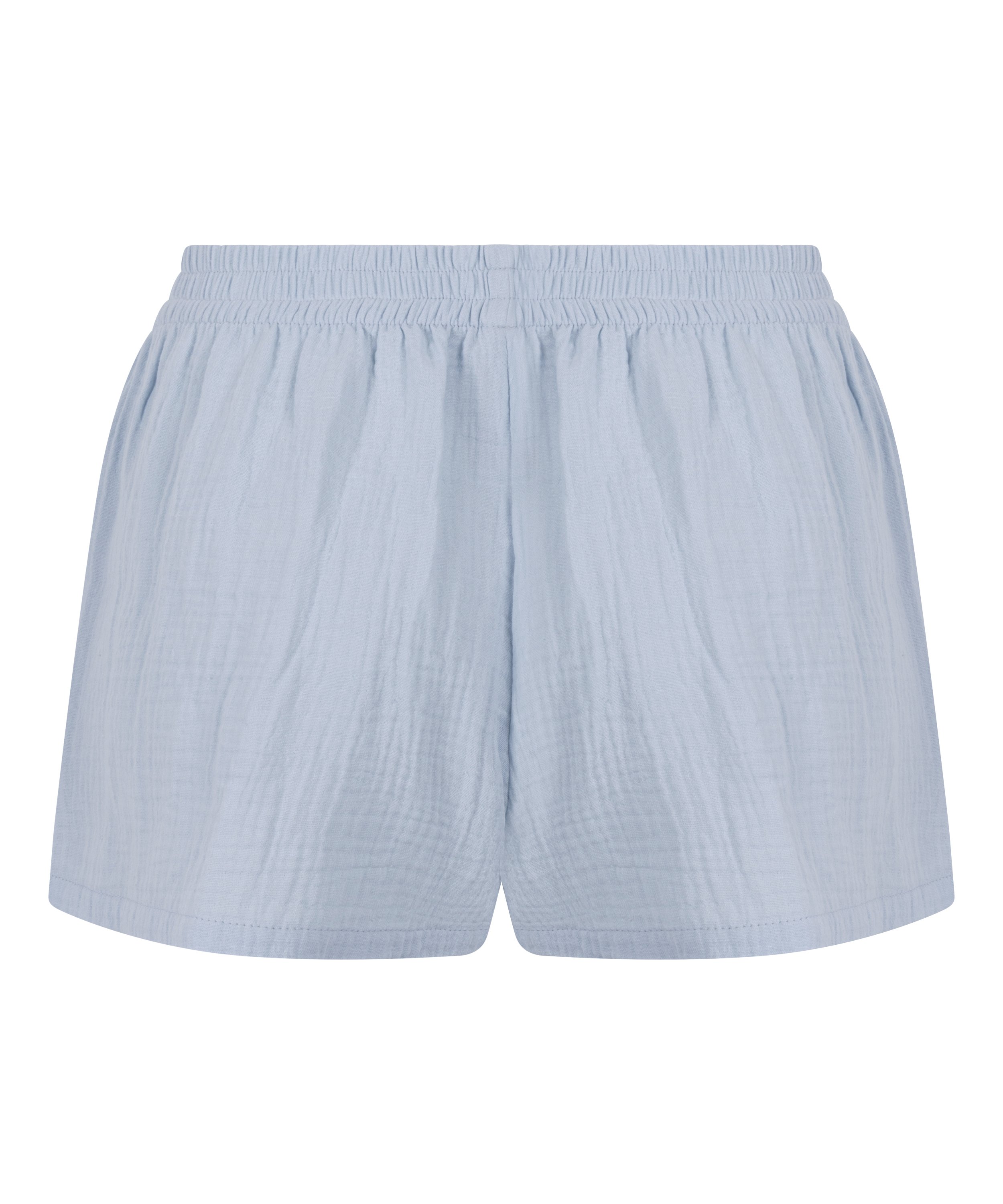 Short en mousseline, Bleu, main