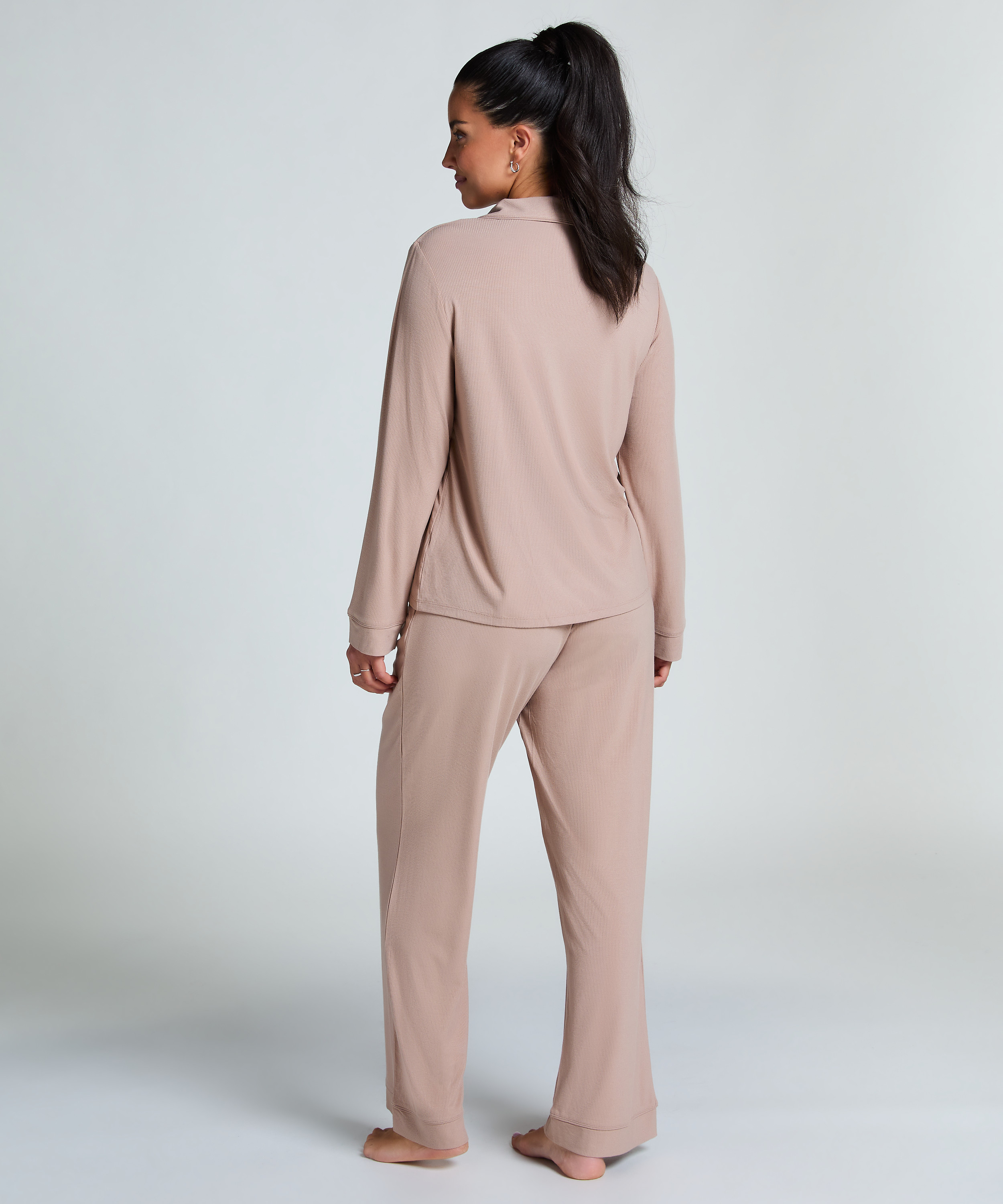 Essential-Jacke gerippt, Beige, main