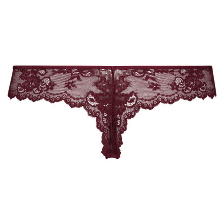 String Invisible Lace back, Rouge