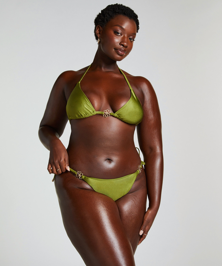 Triangel-Bikinioberteil Yucatan, Grün