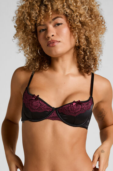 Hunkemöller Soutien-gorge à armatures rembourré Ambra Noir