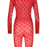 Private Heart Playsuit, Rot