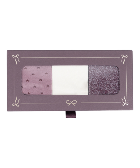 3 paires de chaussettes Giftpack, Blanc