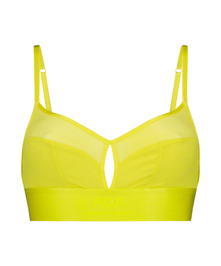 Bustier en maille Flexing, Jaune