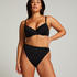 Bikini Slip Rio Scallop, Schwarz