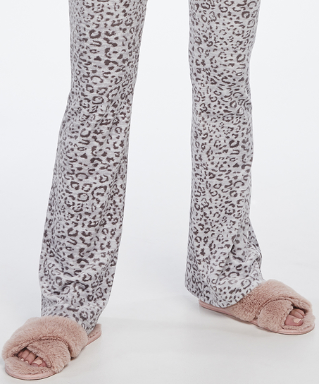 Hausschuhe Fake Fur Crossed, Rose