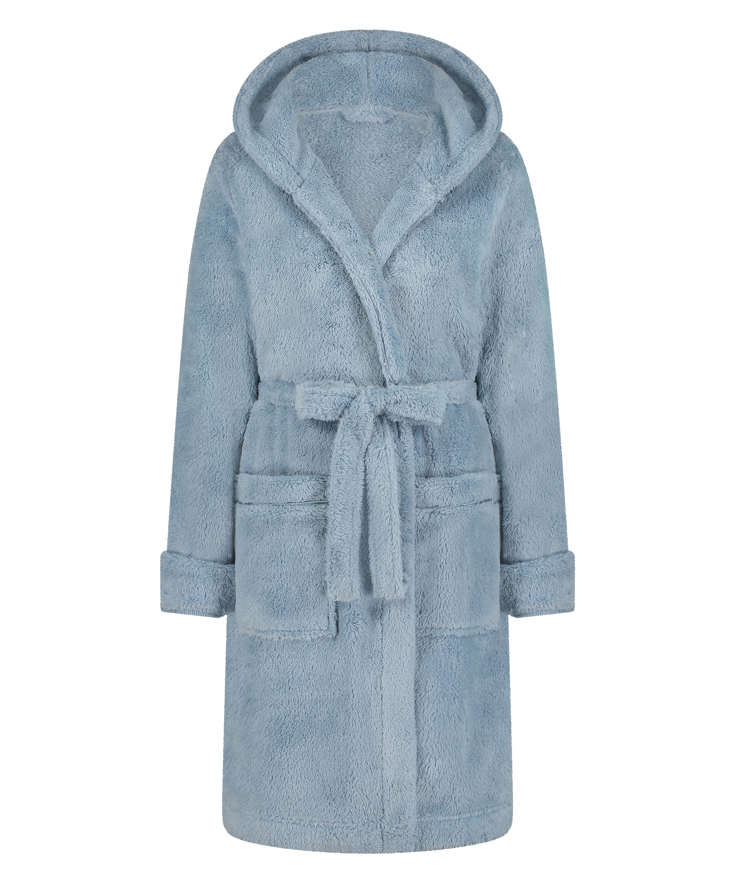 Peignoir Fleece, Bleu, main