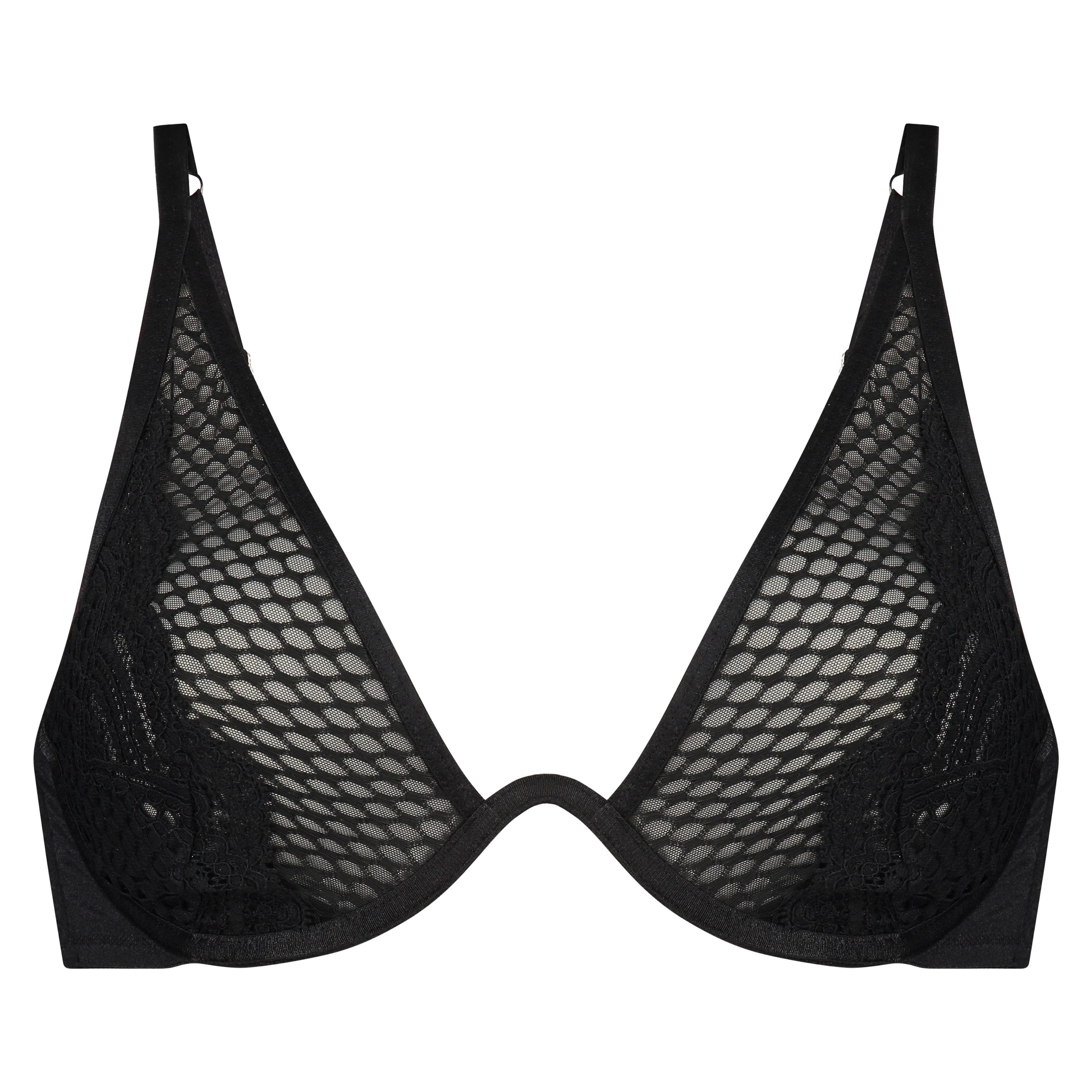 Soutien-gorge à armatures non-préformé Duckie, Noir, main