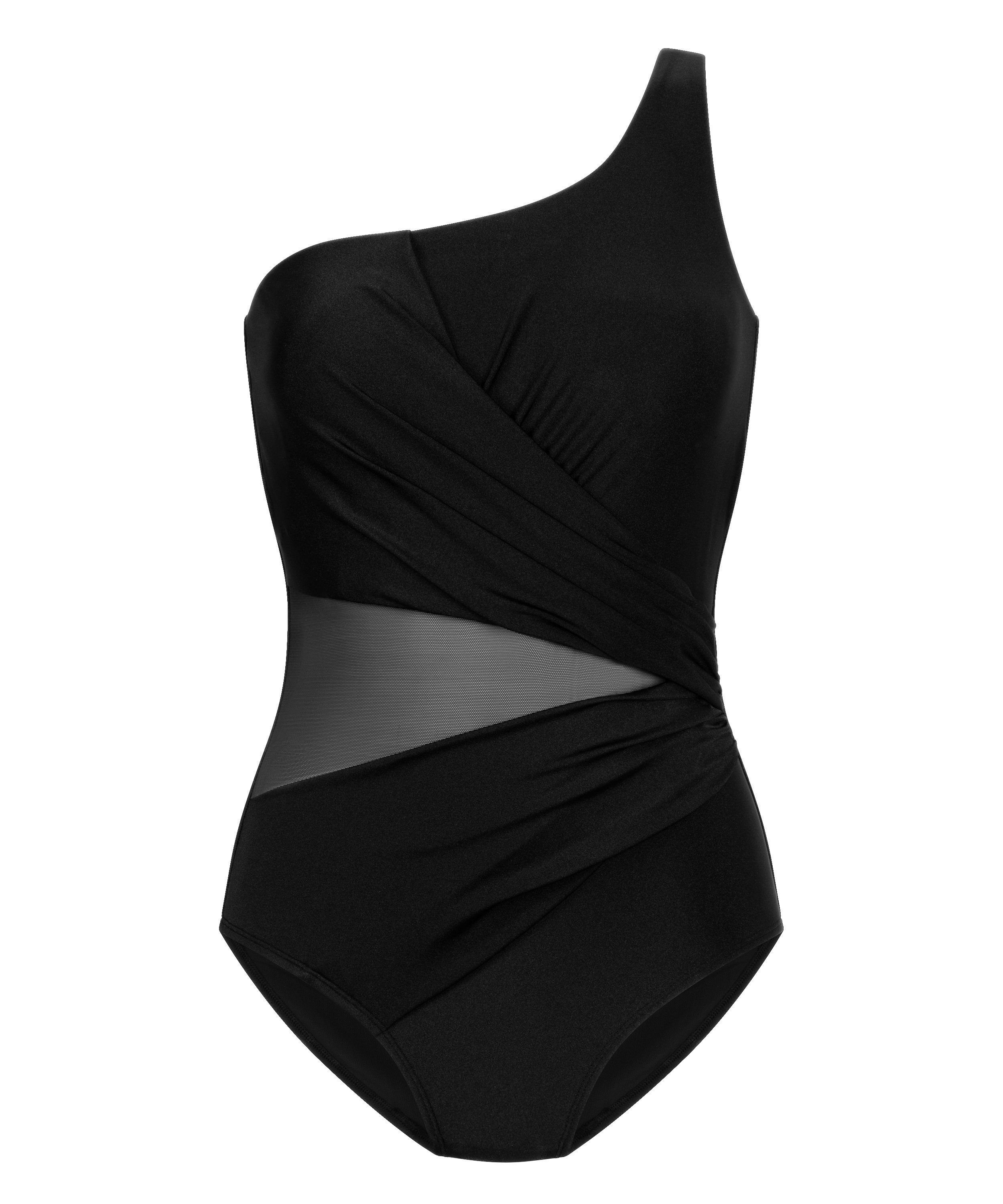 Maillot de bain Shaping Shell Mesh, Noir, main