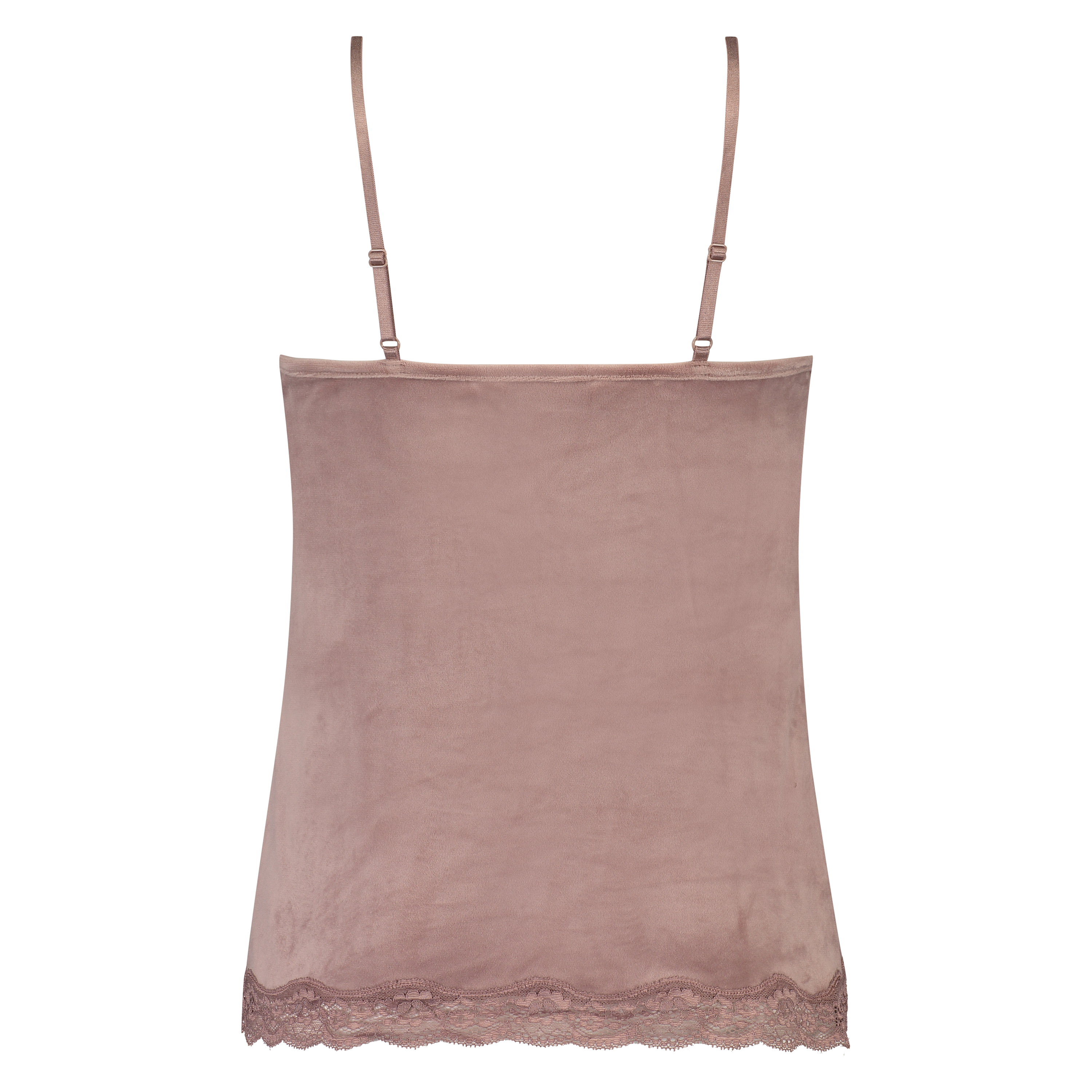 Cami Top Velours Lace, Rose, main