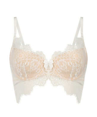 Vorgeformter Longline-B&uuml;gel-BH Marilee, Wei&szlig;