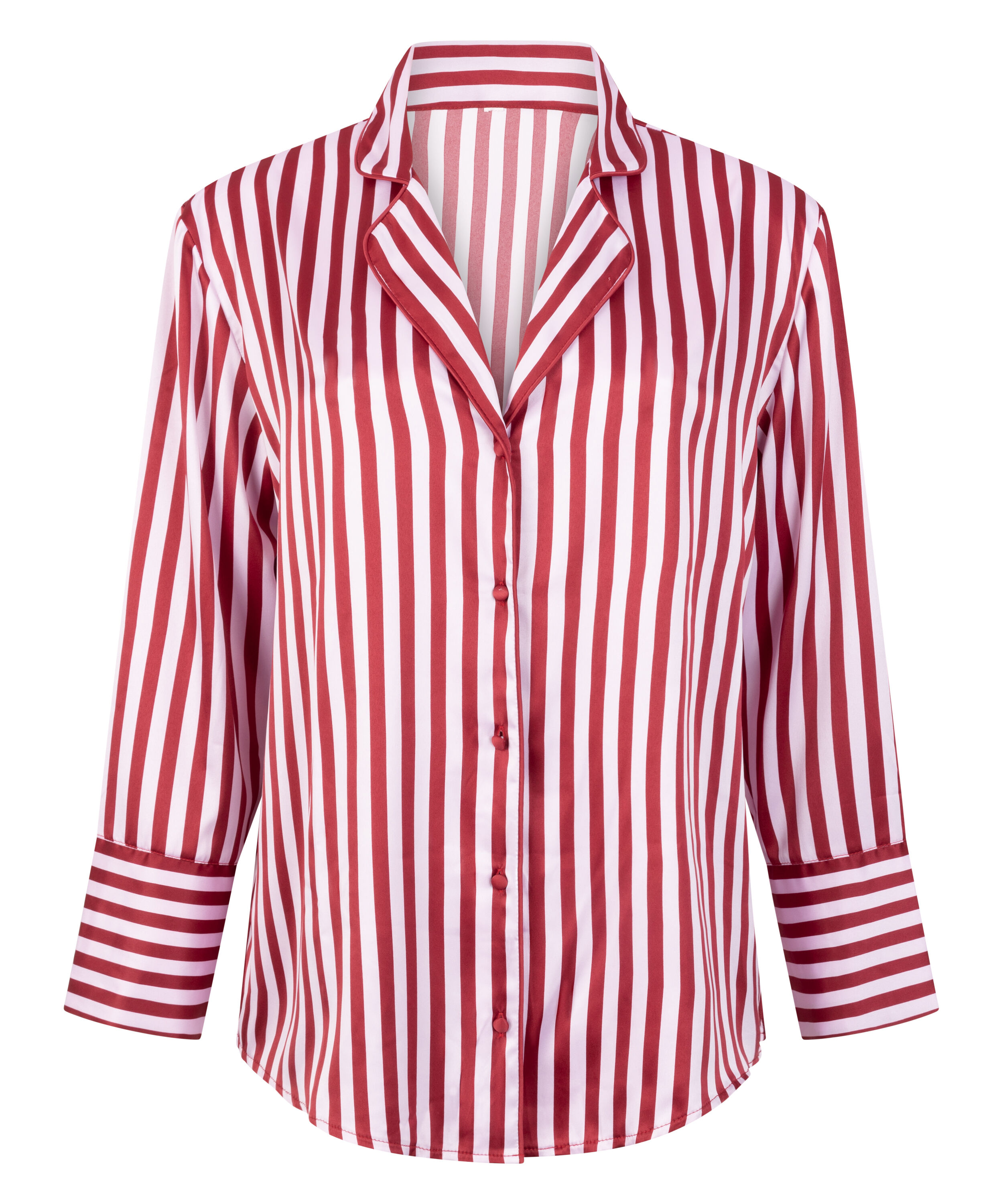 Langarmjacke Satin, Rose