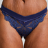 String jambe haute Grace, Bleu