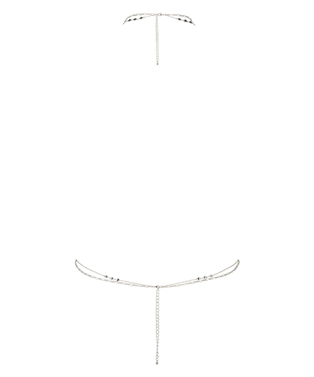 Chaîne façon harnais, Gris