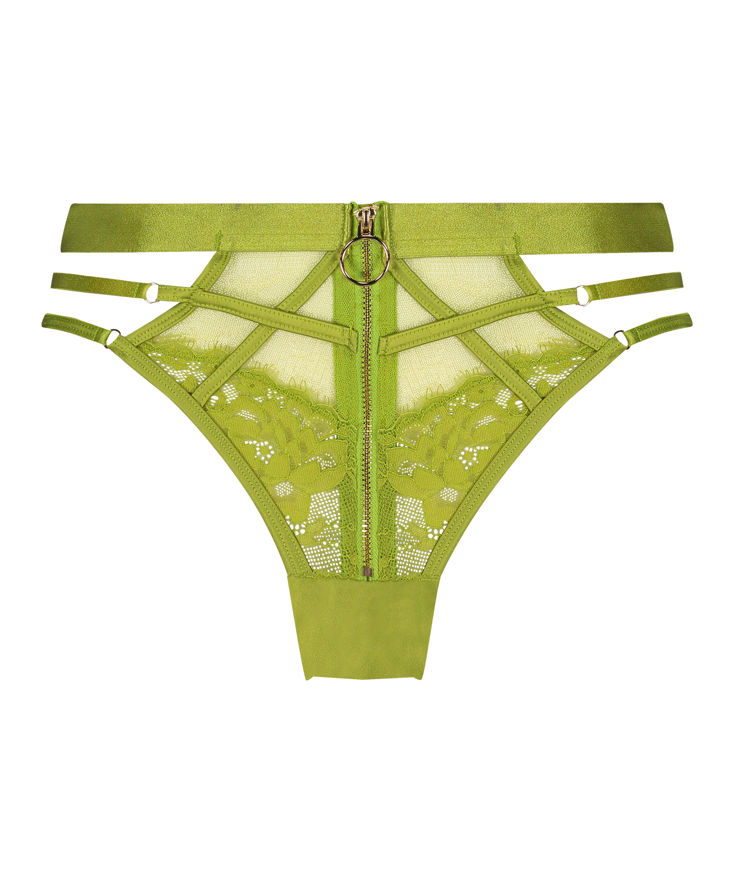 Slip brésilien Sable, Vert, main