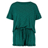Ensemble de pyjama court, Vert