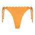 Bikini Slip Cheeky Tanga Scallop Lurex, Orange