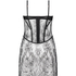Slipdress Lace Camille, Schwarz