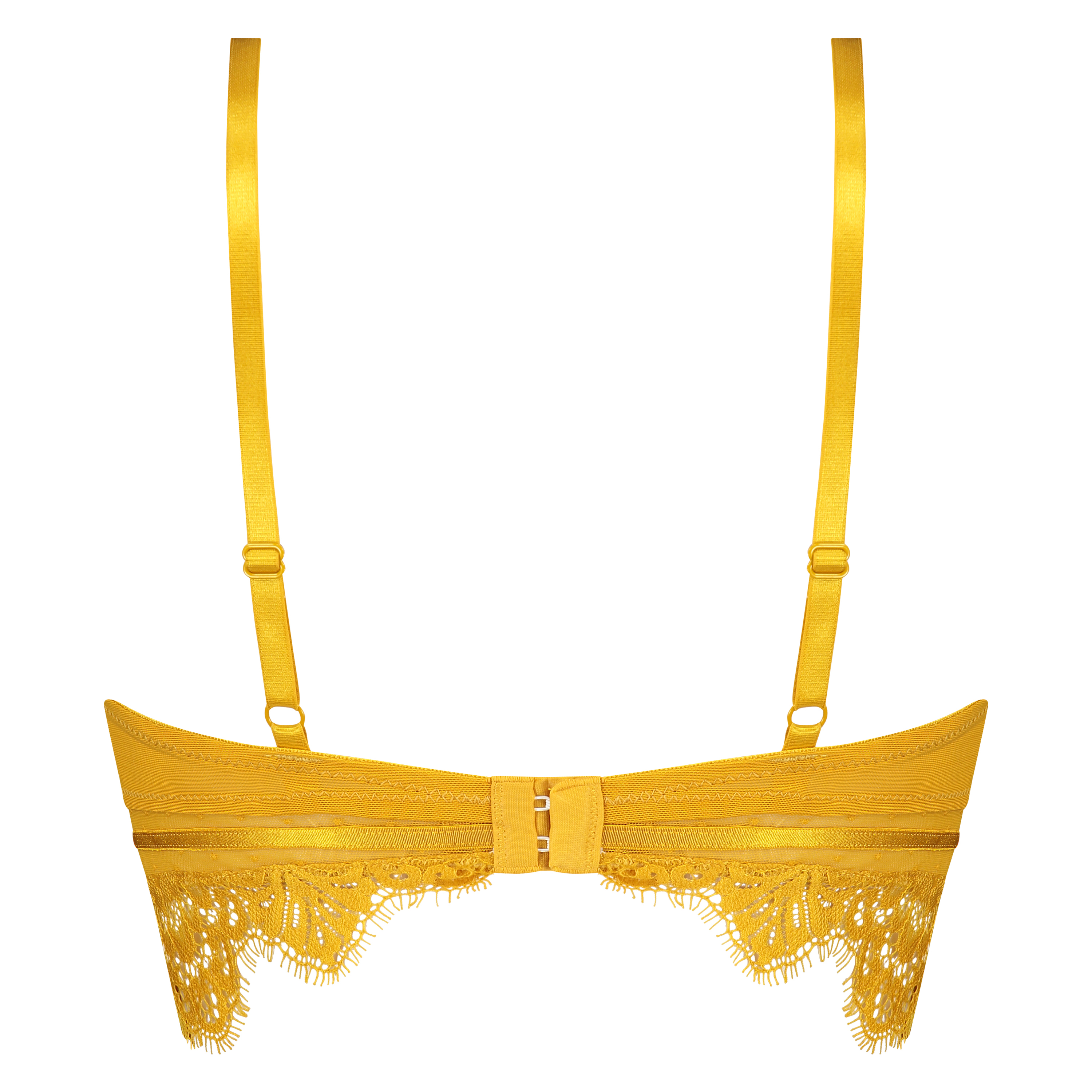 Soutien-gorge &agrave; armatures pr&eacute;form&eacute; longline Marilee, Jaune, main
