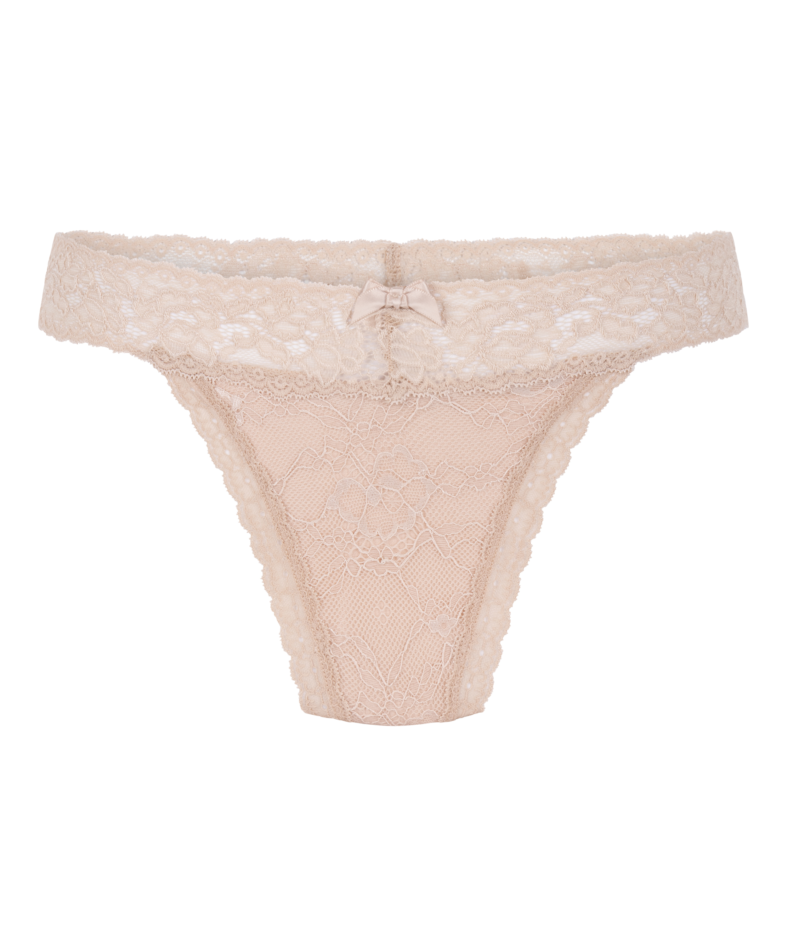 Extra Tief sitzender String Madison, Beige, main