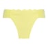 Slip de Bikini Rio Scallop, Jaune