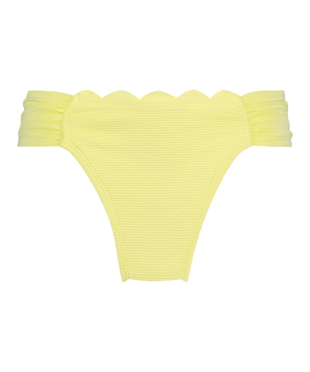 Slip de Bikini Rio Scallop, Jaune