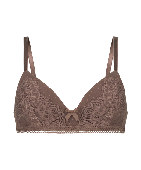 Soutien-gorge préformé sans armature Bessie, Marron