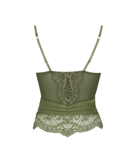 Bustier rembourr&eacute; &agrave; armatures Amelia, Vert