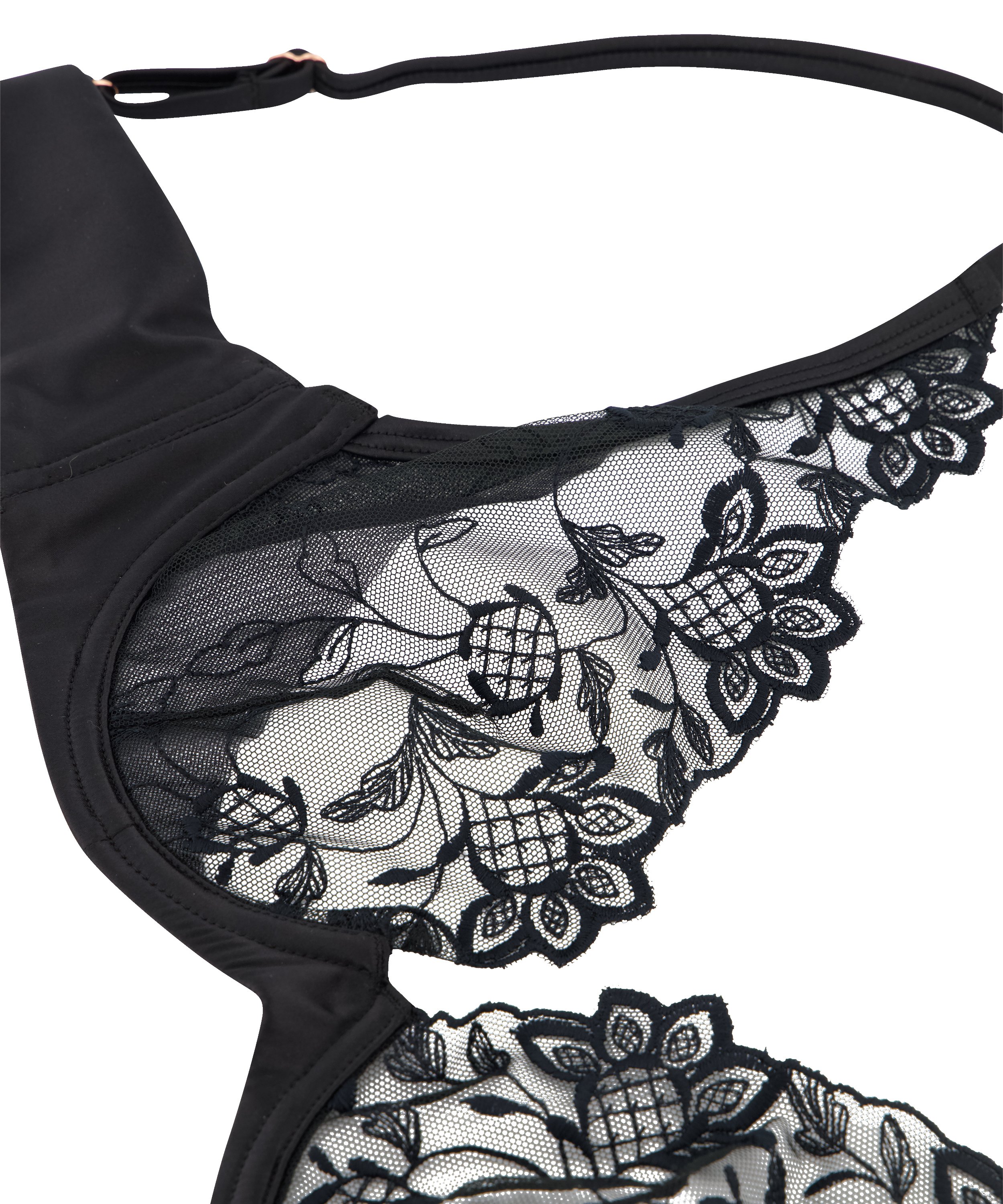 Soutien-gorge &agrave; armatures non-pr&eacute;form&eacute; Inga, Noir, main