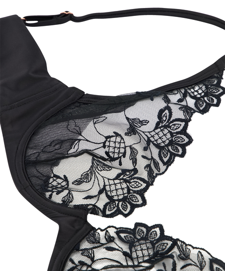 Soutien-gorge &agrave; armatures non-pr&eacute;form&eacute; Inga, Noir