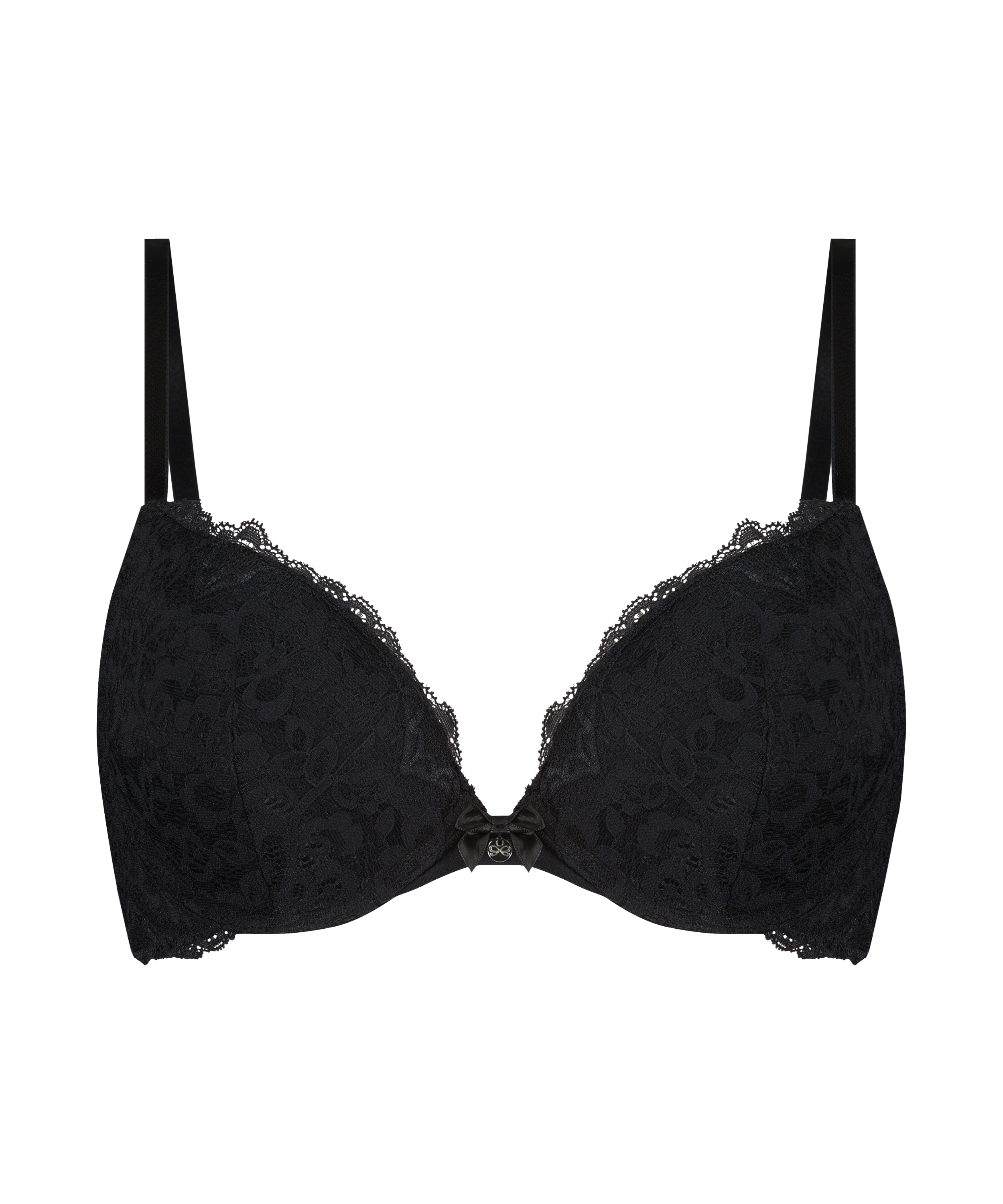 Soutien-gorge à armatures préformé push-up Marine, Noir, main