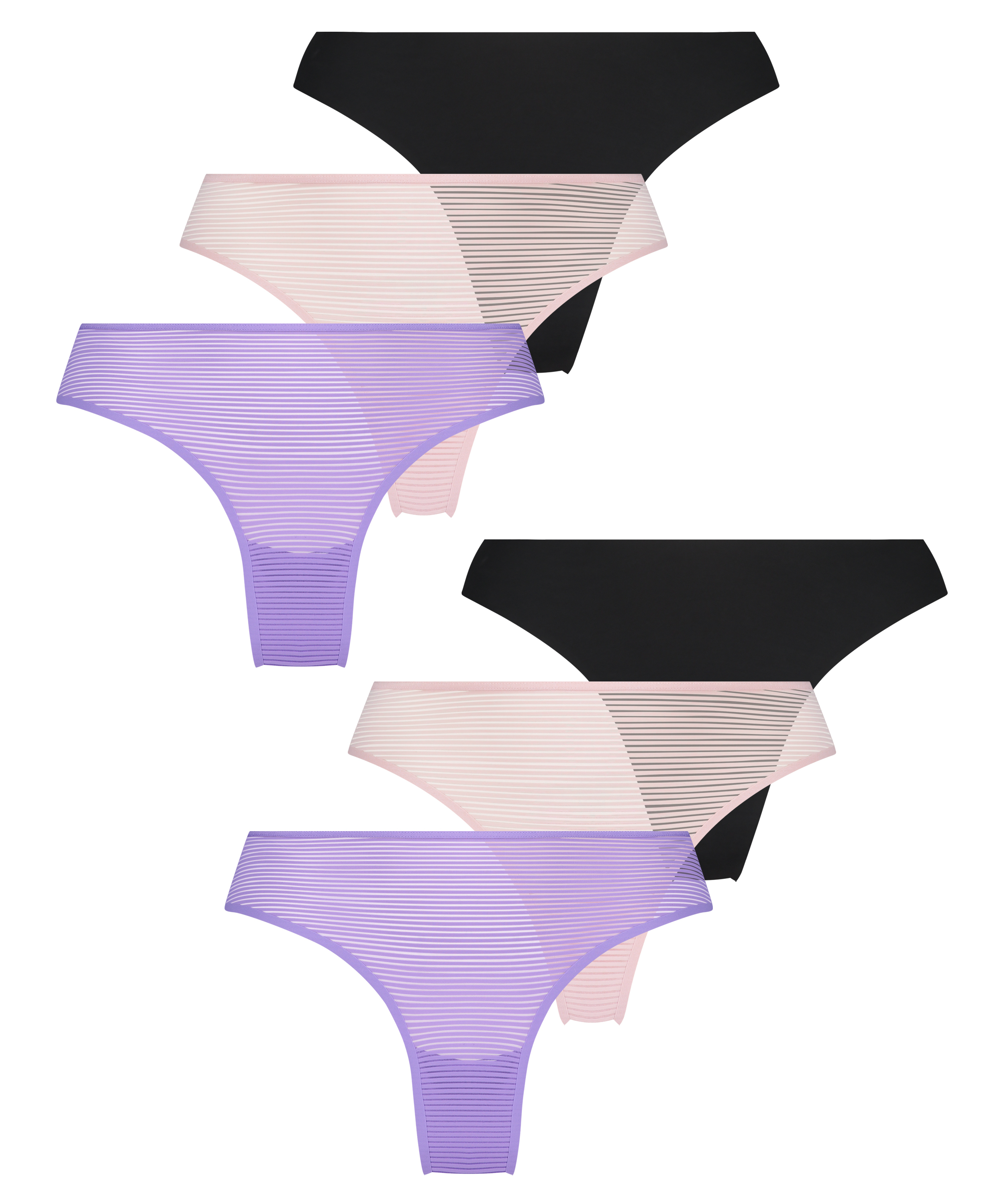 6er-Pack Invisible Brazilian, grün, main