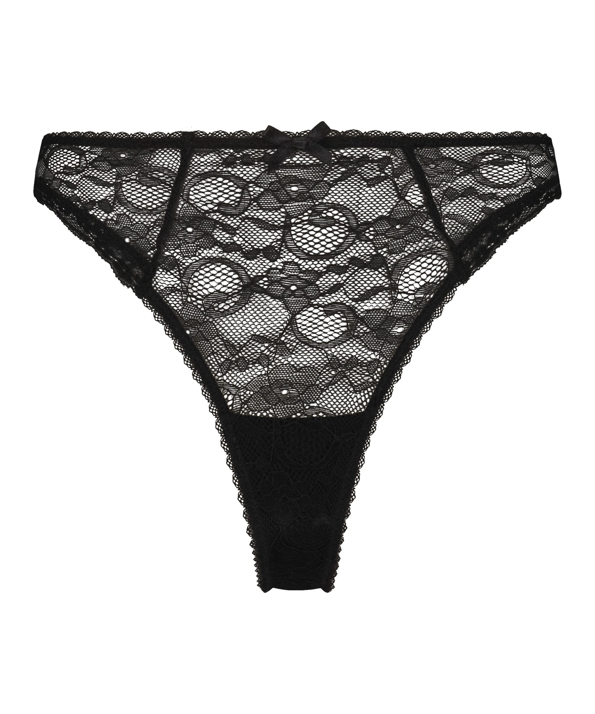 Mini brésilien taille haute Riley, Noir, main