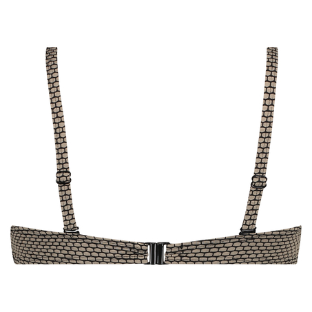 Bandeau Bikinioberteil Fango, Braun