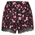Short haut Jersey, Noir