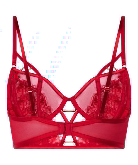 Soutien-gorge à armatures non-rembourré Noeki, Rouge