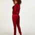 Pantalon de jogging Velours, Rouge
