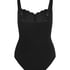 Maillot de bain Shaping Scallop, Noir