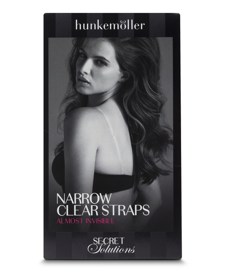 Durchsichtige BH-Träger, Weiß