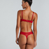 Soutien-gorge à armatures préformé Plunge, Rouge